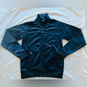 Black and Blue Bench Zip-Up Jacket